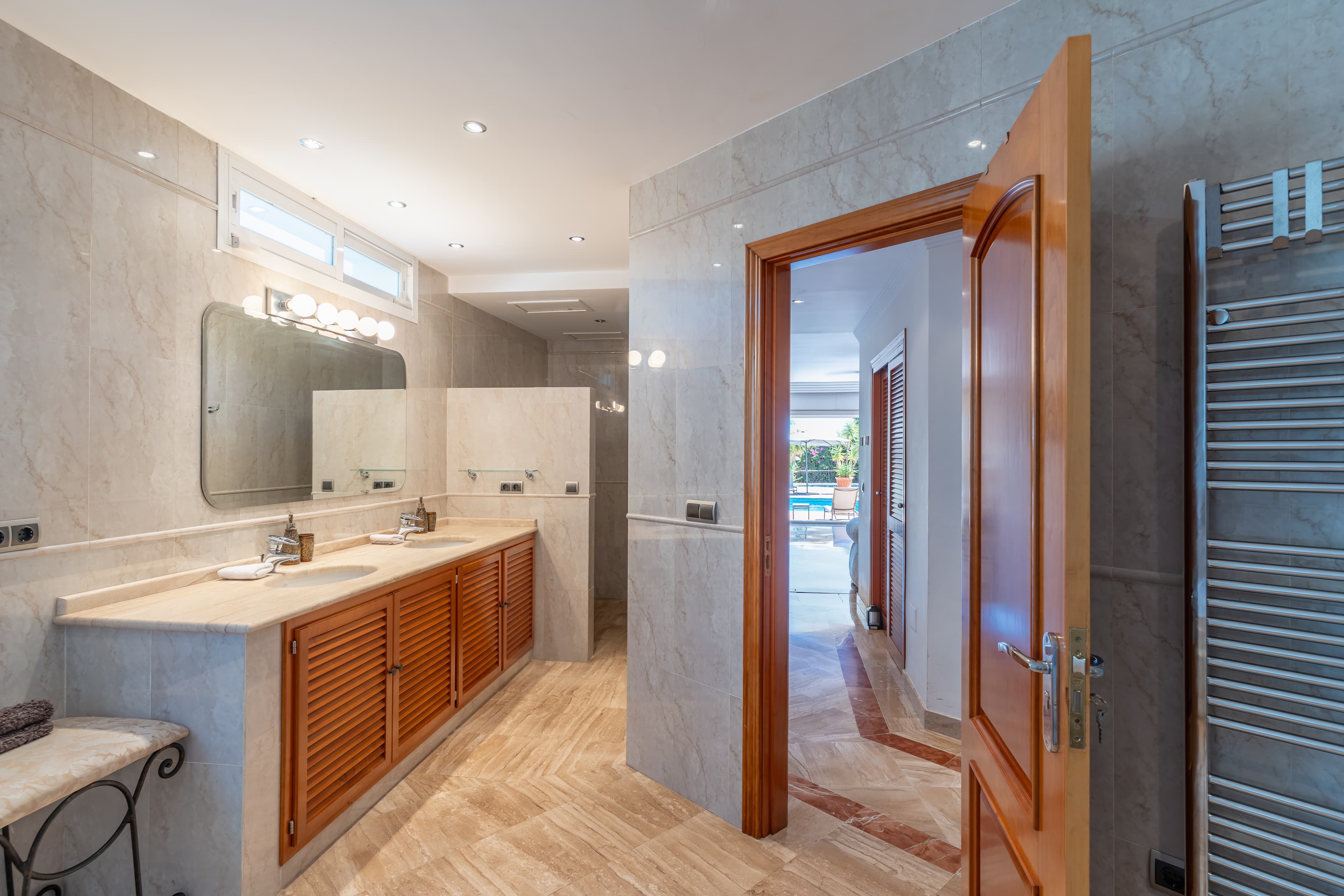 Sunset views from terrace